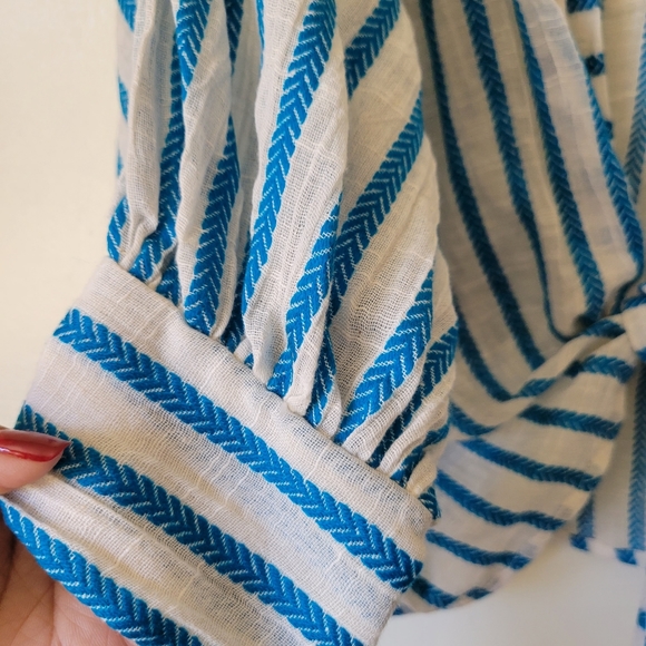 Free People Bow & Arrow Tie Front So fun kimono - Picture 5 of 7